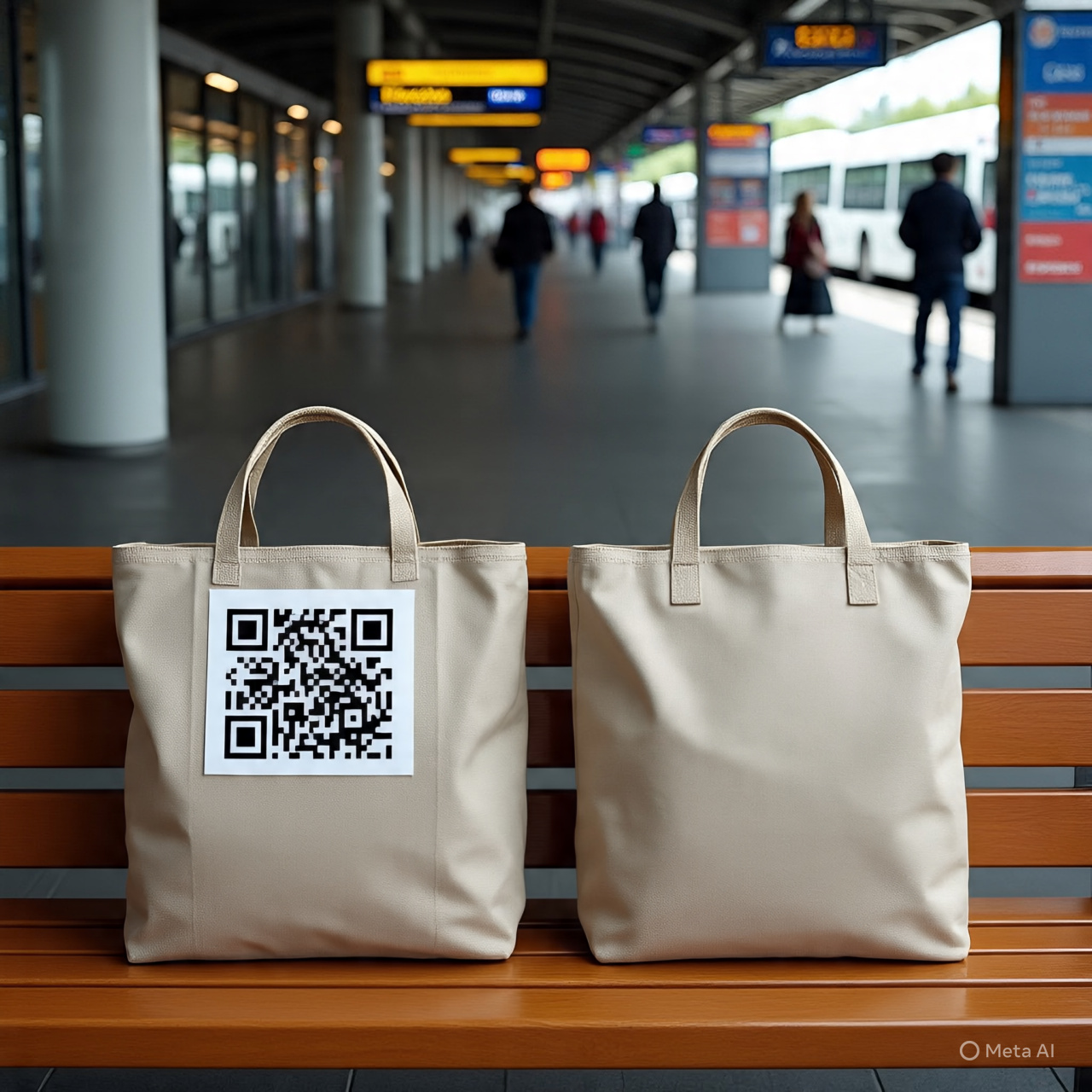 QR en bolsas