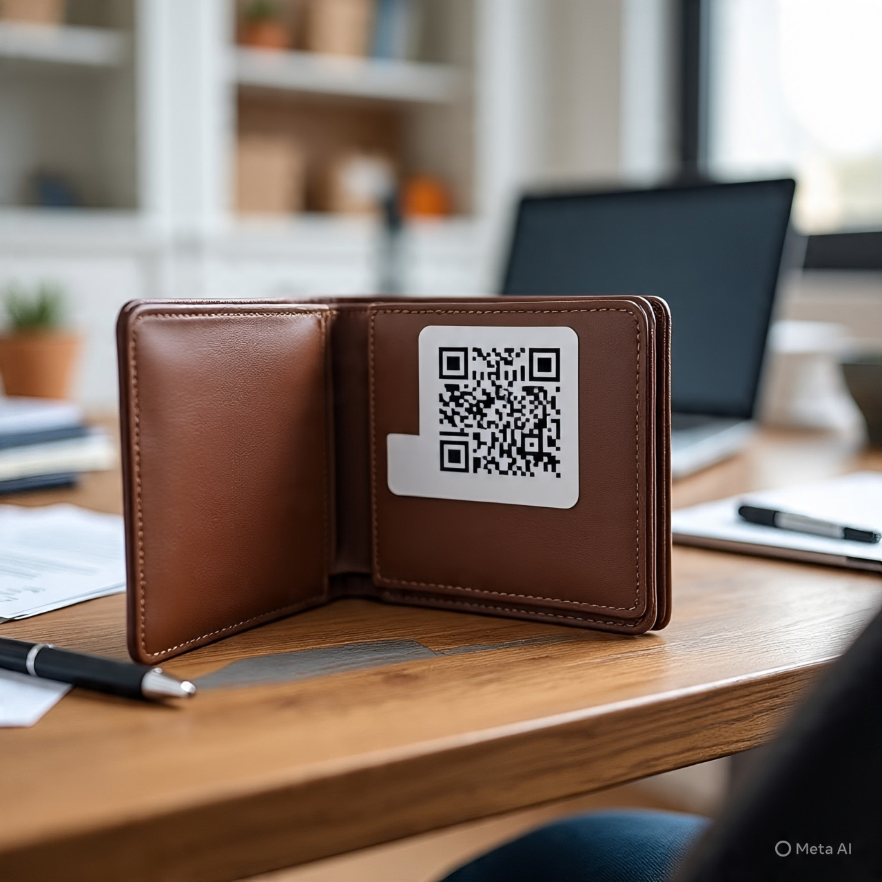 QR en billetera